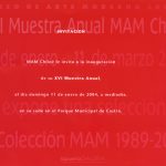 Invitación MAM 2004 - reverso